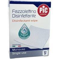 Pic Solution Fazzolettini Disinfettanti 12 pezzi