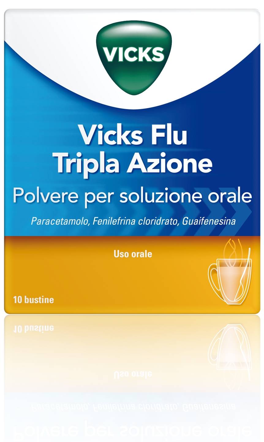 Vicks Flu Tripla Azione - 10 Bustine