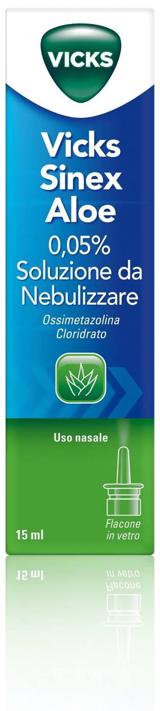 Vicks Sinex Aloe Spray Nasale Decongestionante 0,05%15 ml