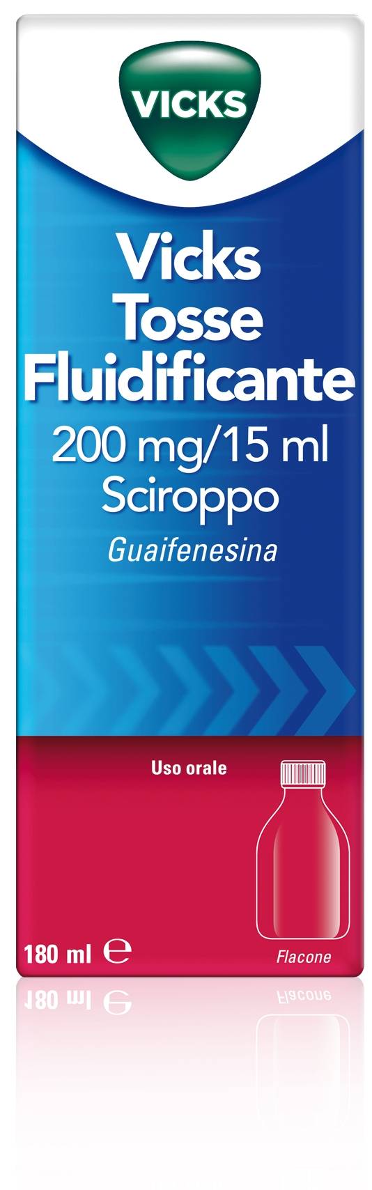 Vicks Tosse Fluidificante 200 mg/15 ml - Sciroppo 180 ml
