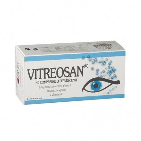 Vitreosan Integratore di Magnesio Potassio e Vitamina C 40 compresse effervescenti