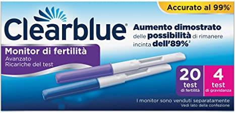 Clearblue Stick Fertilità Test Ovulazione 20 sticks + 4 test