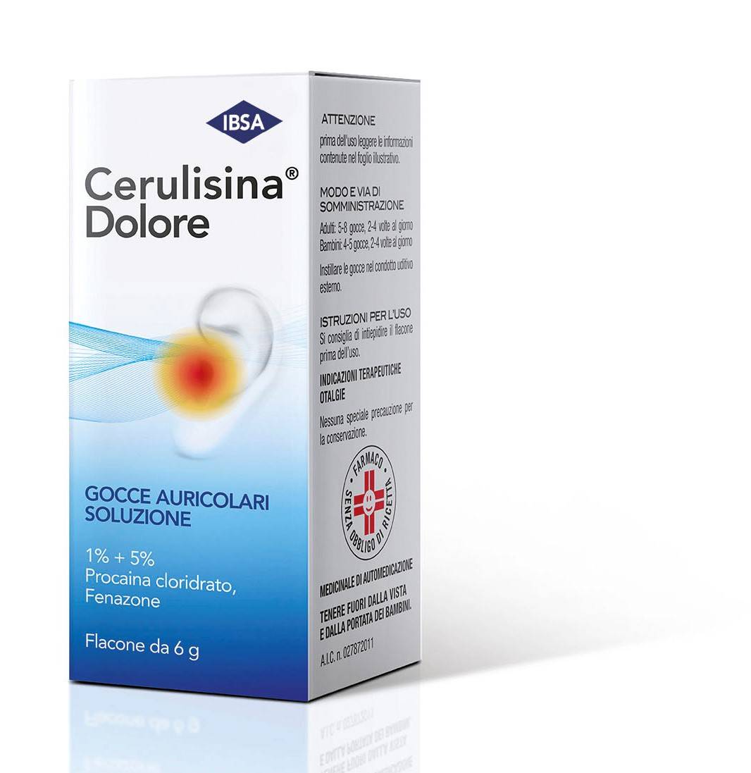 Cerulisina Dolore Gocce Otologiche