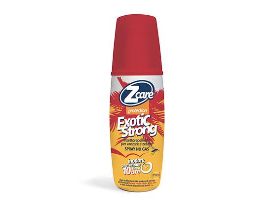 ZCare Exotic Strong Insettorepellente Zanzare e Zecche 100 ml