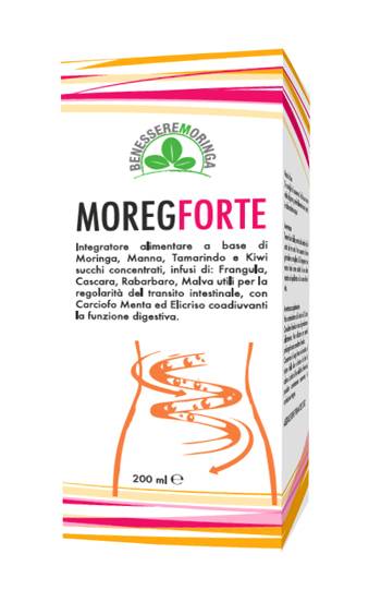 Benessere Moringa Moreg Forte Integratore Transito Intestinale 200 ml