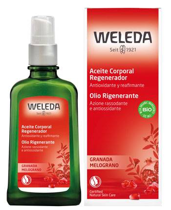 Weleda al Melograno Olio Trattante e levigante per corpo 100 ml