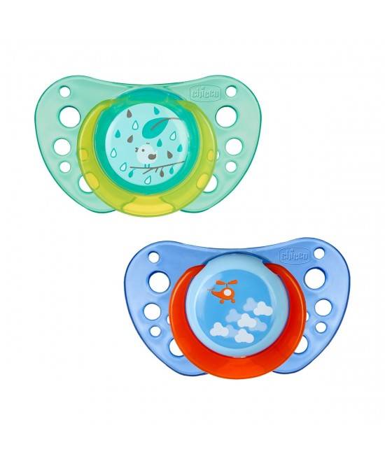 Chicco Physio Air Succhietto Boy in Silicone 16 - 36 mesi