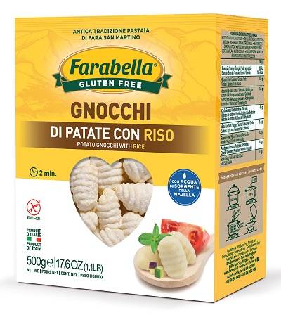 Farabella Perle di Patate Gnocchi di Patate con Riso Dietetici Senza Glutine 500 g