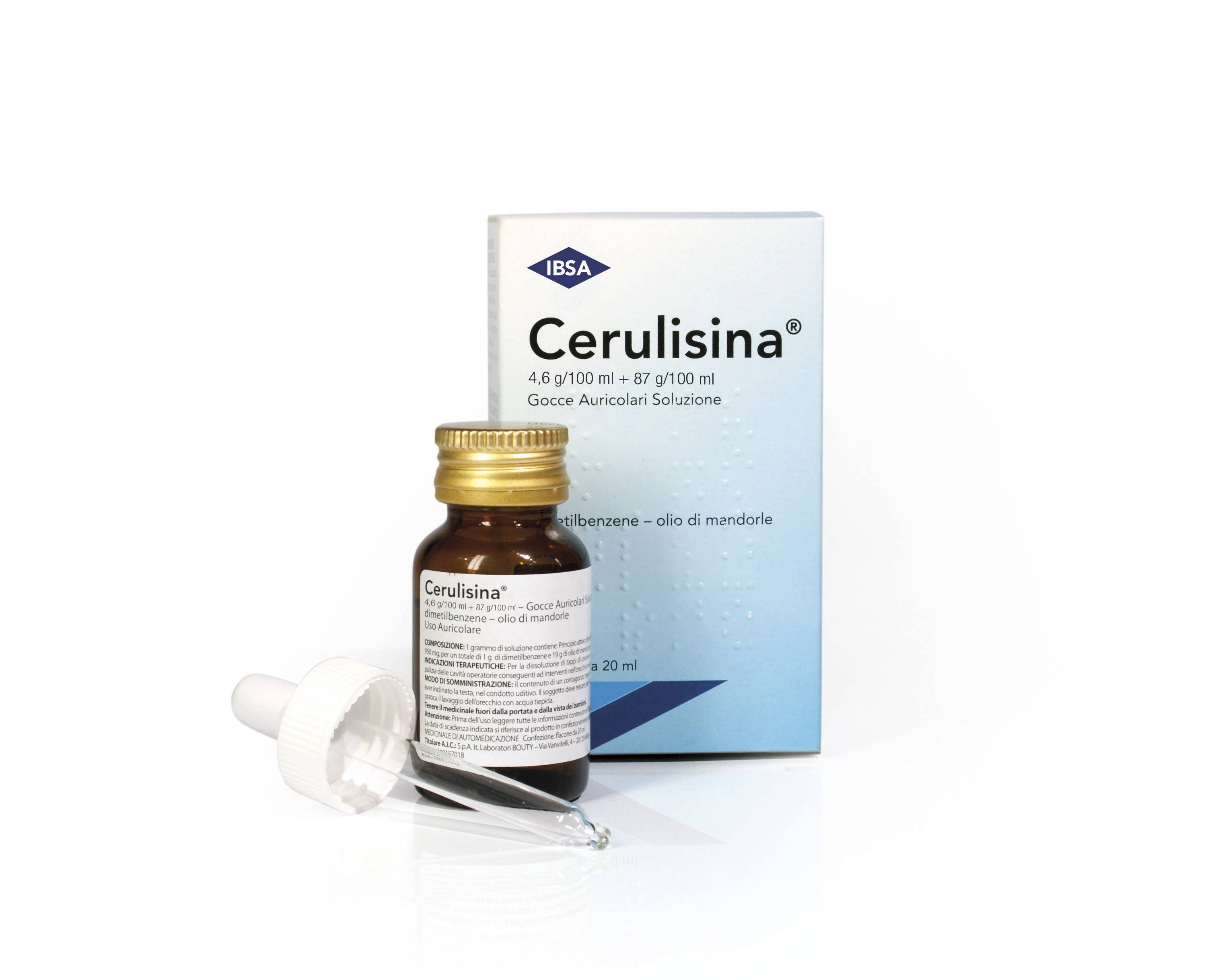 Cerulisina 5% - Gocce Otologiche 20 ml
