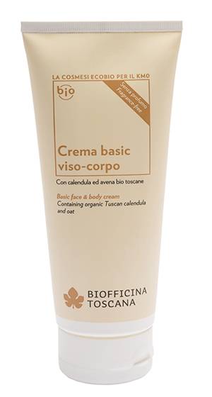 Biofficina Toscana Crema Basic Viso Corpo con Calenduala e Avena Bio 200 ml