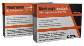 Medronys Colesterolo Integratore Controllo Colesterolo 30 compresse