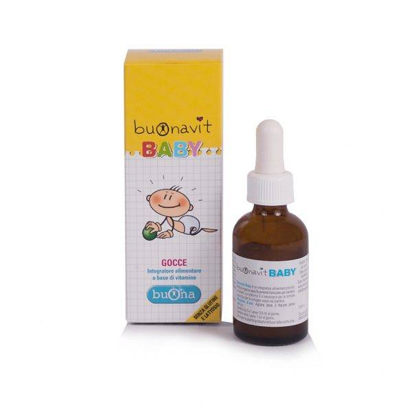 BuonaVit Baby Gocce Integratore Vitaminico Gusto Biscotto 20 ml