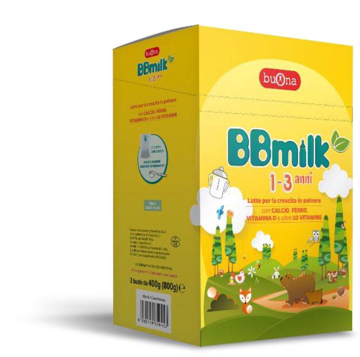 BBMilk 1 - 3 Latte Crescita in Polvere 2 buste da 400 g