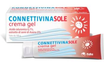 Connettivina Sole Crema Gel Scottature 100 gr