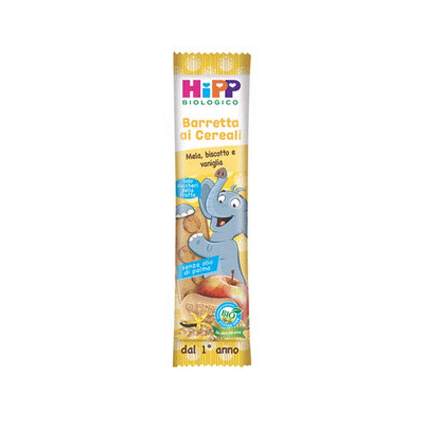 Hipp Viva i Cereali Barretta Bio Cereali Mela Biscotto e Vaniglia 20 gr
