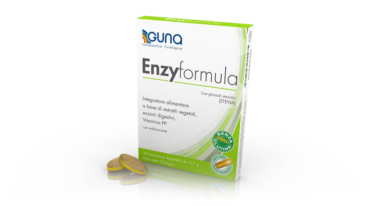 Guna EnzyFormula Integratore per la Digestione