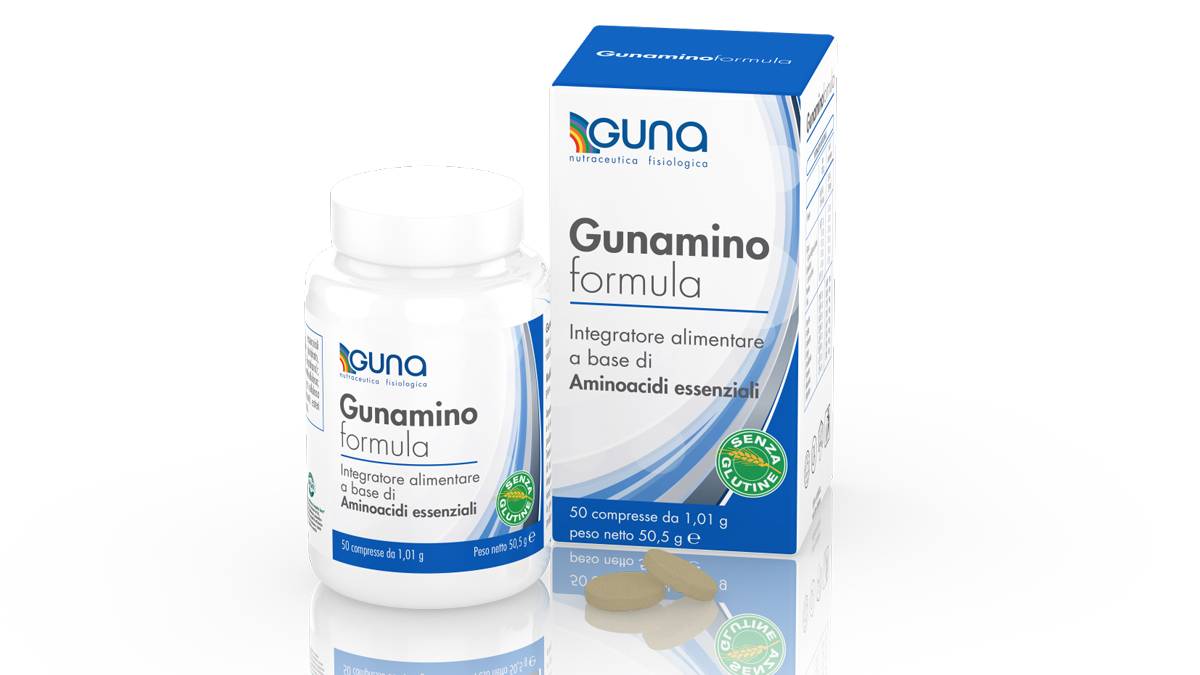 Guna Gunamino Formula Integratore di Aminoacidi Essenziali 50 compresse