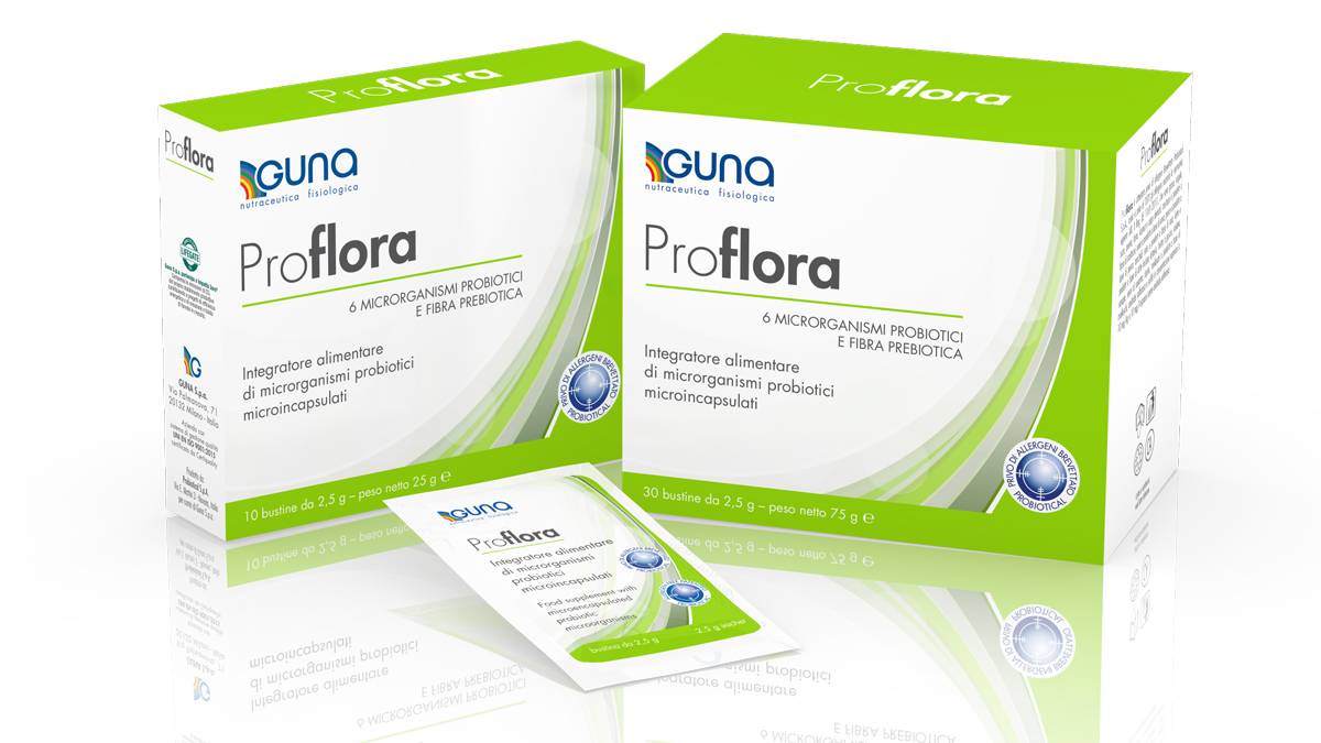 Guna Proflora Integratore per l'Intestino 30 bustine