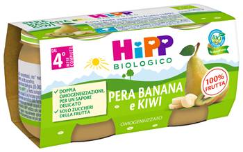 Hipp Bio Omogeneizzato Kiwi Banana e Pera