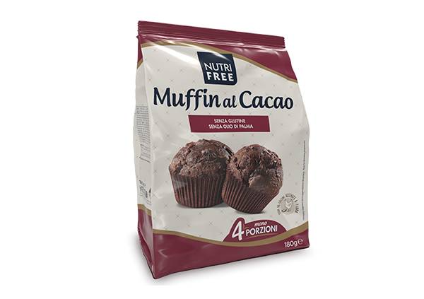 Nutri Free Muffin Cacao Senza Glutine e Lattosio 4x45 gr