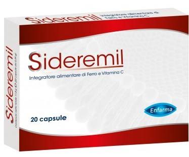 Sideremil Integratore di Ferro e Vitamina C 20 capsule