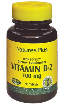 Nature's Plus Vitamina B2 - Riboflavina Integratore per Dimagrire