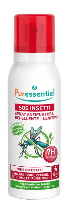 Puressentiel SOS Insetti Spray Antipuntura Repellente e Lenitivo 75 ml