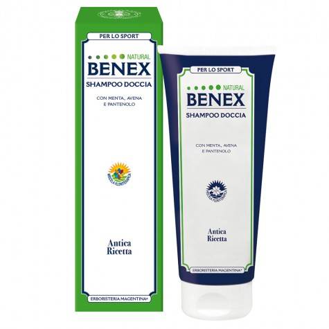 Erboristeria Magentina Benex Shampoo Doccia Detergente per il Corpo 200 ml