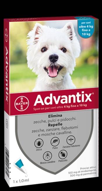 Bayer Advantix Antiparassitario spot - on per cani 4 - 10 kg 1 pipetta