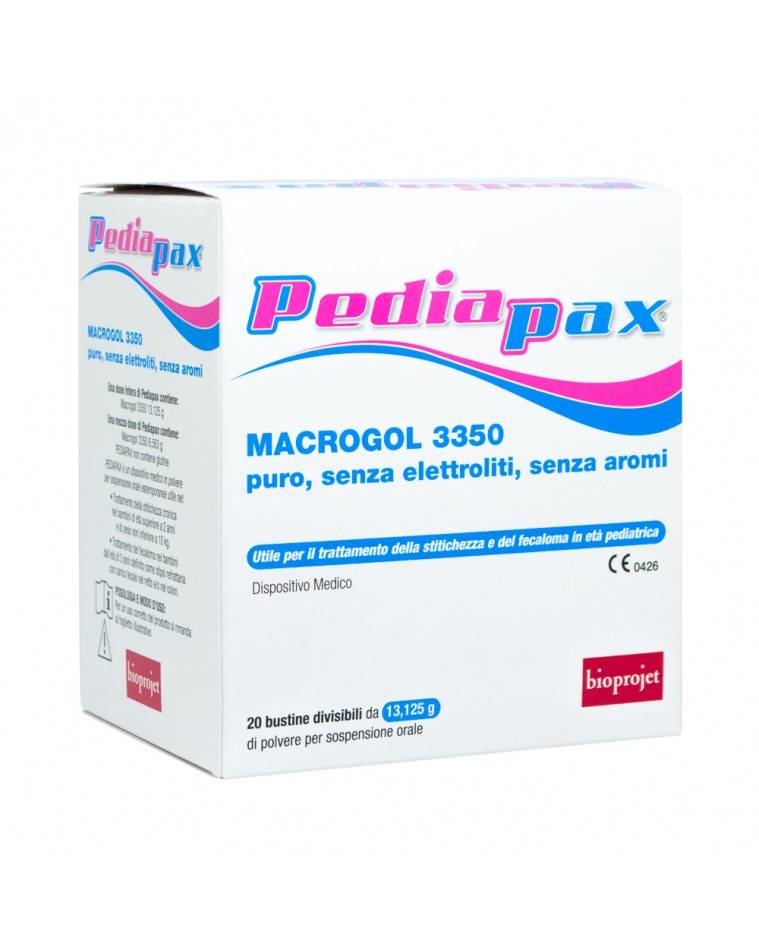 Pediapax Bustine Integratore contro la Stitichezza nei Bambini 20 bustine