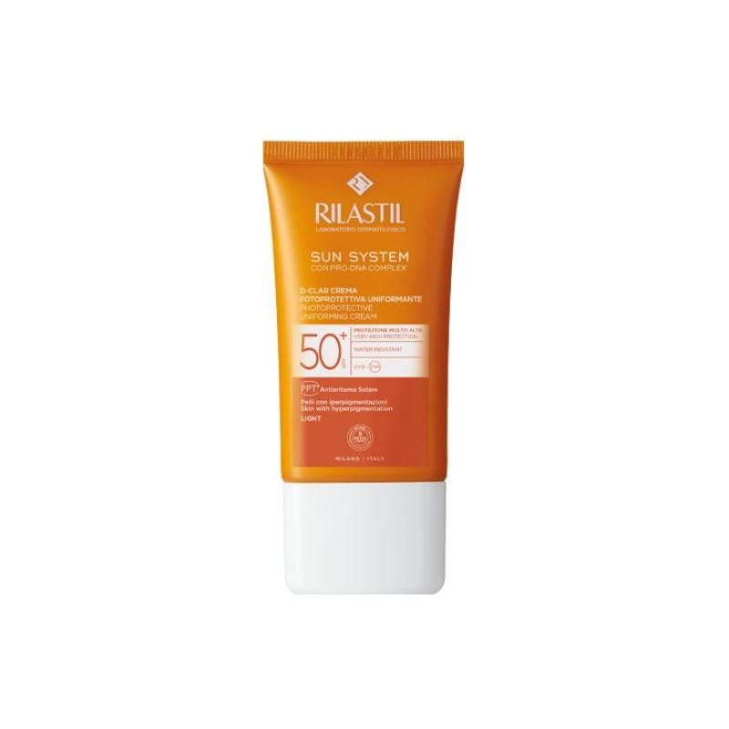 Rilastil Sun System D - Clar Medium SPF 50+ Crema Solare Uniformante 40 ml