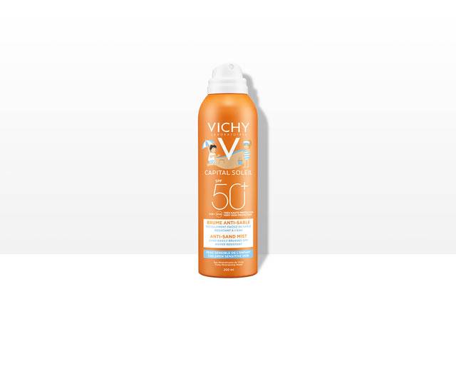 Vichy Capital Soleil Spray Solare Bimbi Anti - Sabbia SPF50+ 200 ml