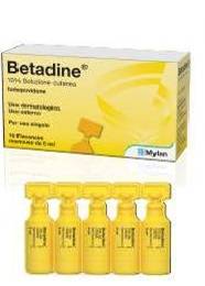 Betadine 10% Soluzione Cutanea 10 Flaconcini Monouso 10 ml