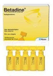 Betadine 10% Soluzione Cutanea 10 Flaconcini Monouso 5 Ml