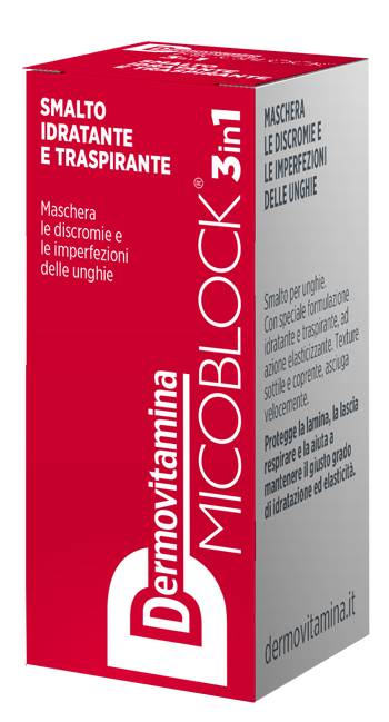 Dermovitamina Micoblock Smalto Idratante Rosso 5 ml