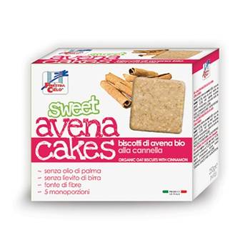 La Finestra sul Cielo Sweet Avena Cake Biscotti avena e cannella bio 250 g