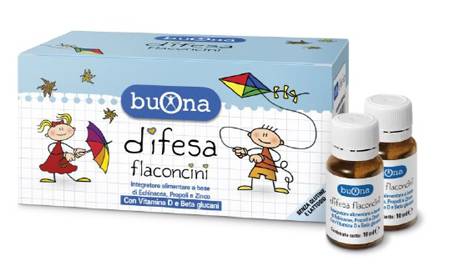Buona Difesa Flaconcini Integratore per le Difese Immunitarie Bambini 14 flaconcini