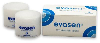 Evapharm Evasen Dischetti Idrofili per Ragadi Seno 120 dischetti