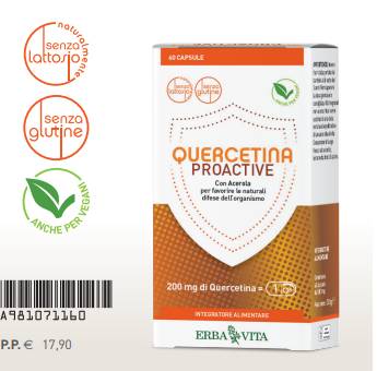 Erba Vita Quercetina Proactive Integratore di Quercietina 60 capsule