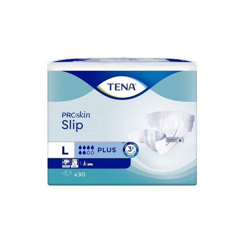 Tena Slip Plus Pannolone a Mutandina Taglia L 30 pezzi