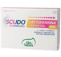Alta Natura Scudo Bioimmuno Integratore di Lattoferrina + Quercetina 30 compresse