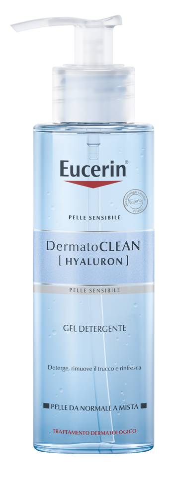 Eucerin DermatoClean Hyaluron Gel Detergente Viso 200 ml