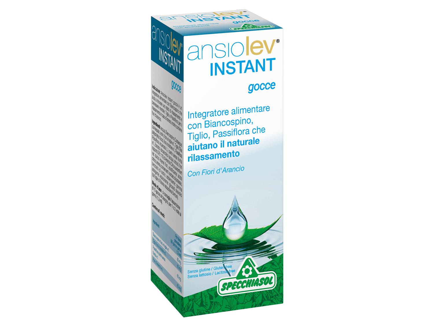 Specchiasol Ansiolev Instant Gocce per Favorire il Rilassamento 20 ml