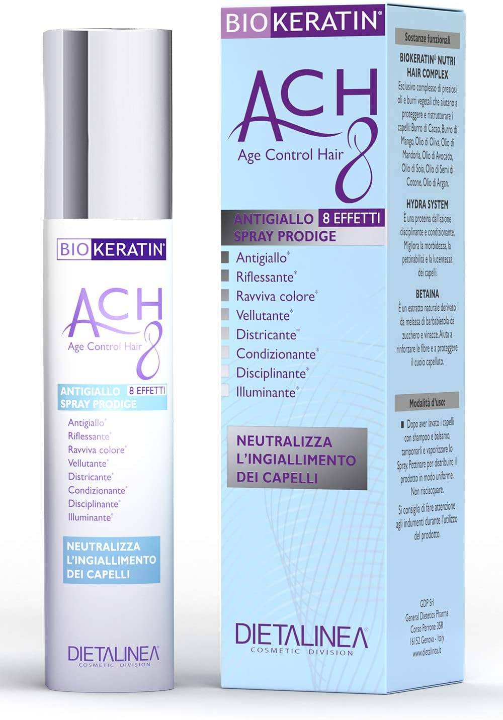 Biokeratin ACH8 Spray Prodige Antigiallo 100 ml