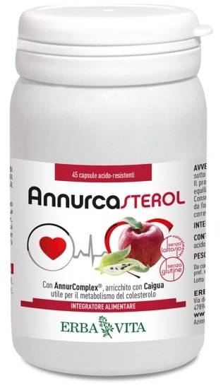 Erba Vita Annurca Sterol Integratore per il Metabolismo del Colesterolo 45 compresse