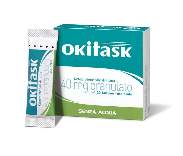 Okitask Granulato Senza Acqua 40 mg - 20 Bustine