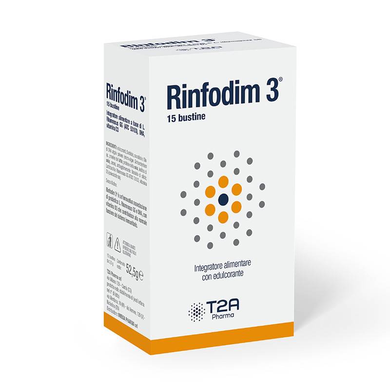 T2A Pharma Rinfodim 3 Integratore Sistema Immunitario 15 bustine