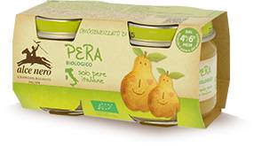 Alce Nero Omogeneizzato Biologico di Pera 2 x 80 g