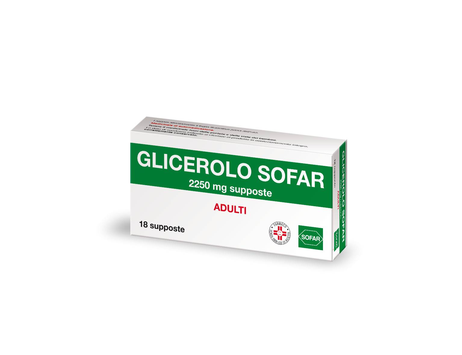 Sofar Glicerolo Supposte per Adulti 2250 mg