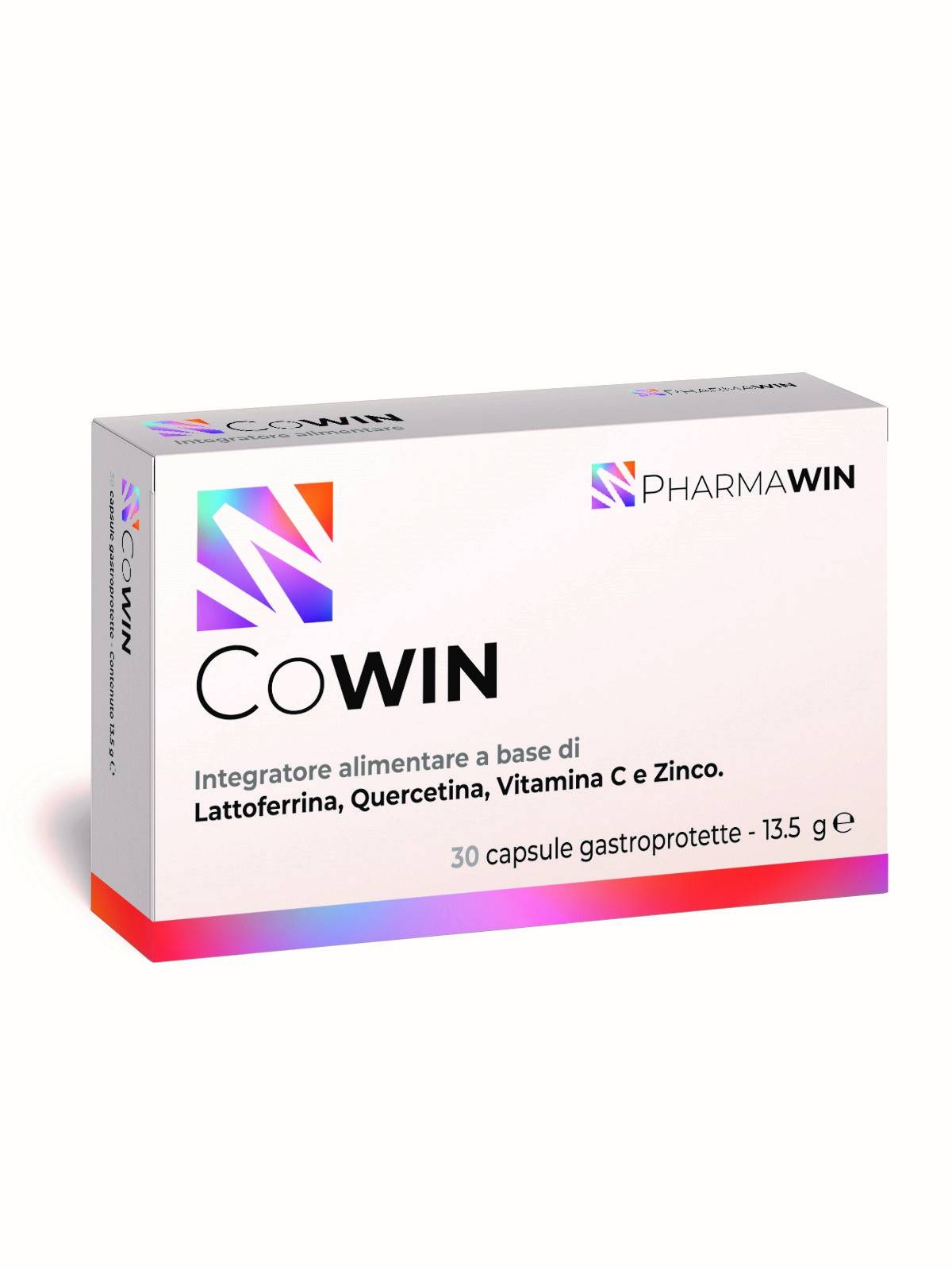 Cowin Integratore Lattoferrina Quercetina Vitamina C e Zinco 30 capsule